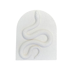 Snake - Large Arch  Sculptured Wall Tile