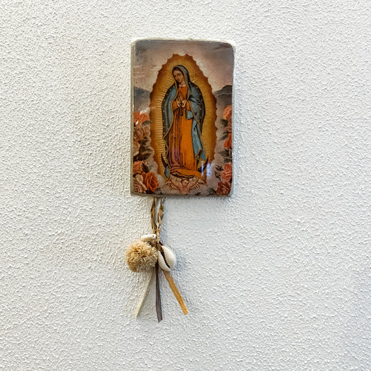 Lady Guadalupe - Small Rectangluar Wall TIle