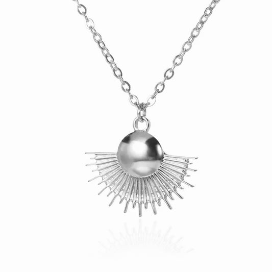 Sunset Necklace - Silver Stainless Steel