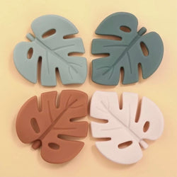 Monstera Leaf Silicone Baby Teether